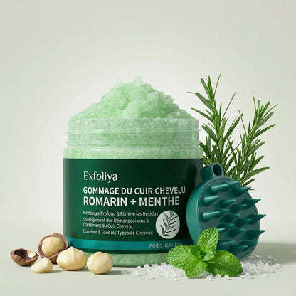 Pack Cheveux Secs — Gommage + Huile au Romarin
